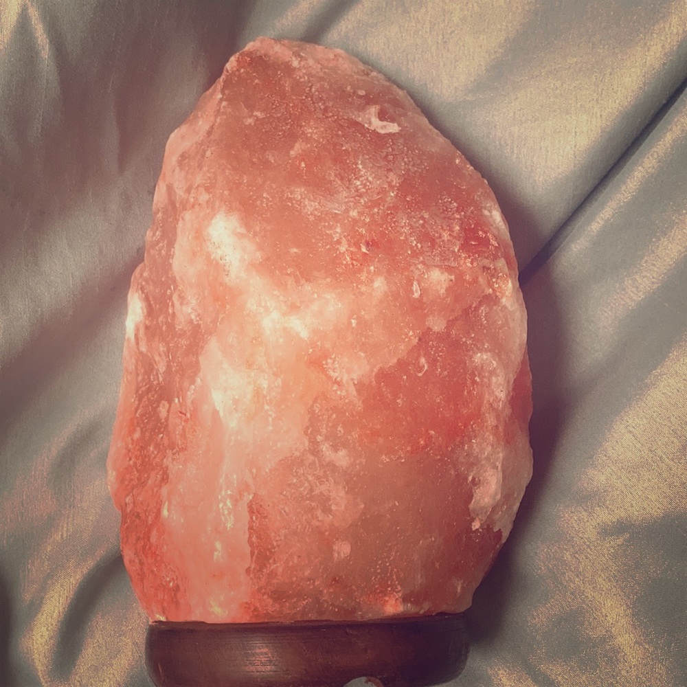 A salt lamp